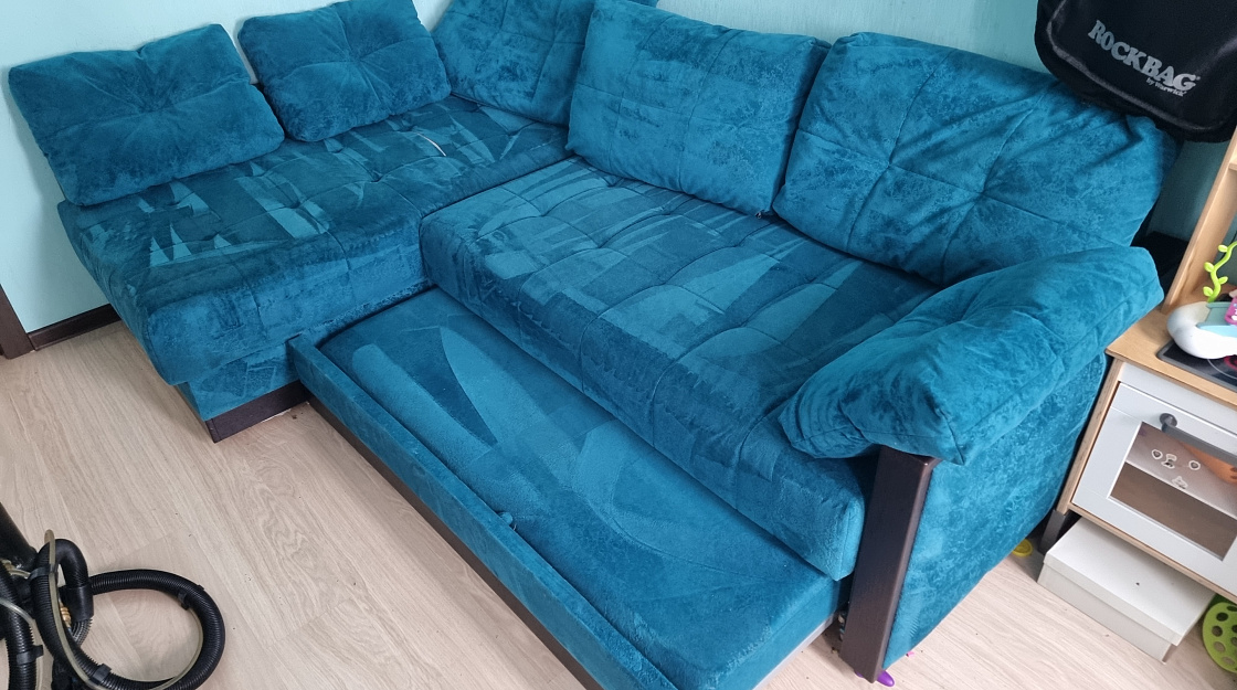 После химчистки