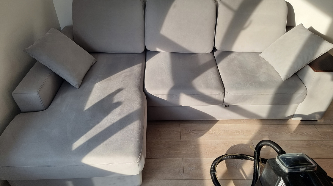 После химчистки