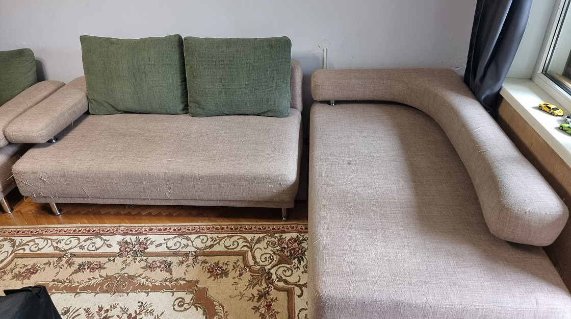 После химчистки