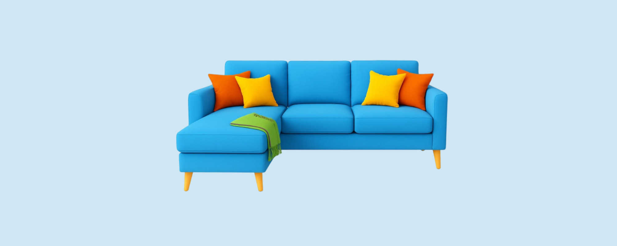 Химчистка 4-х местного углового дивана в Хамовниках