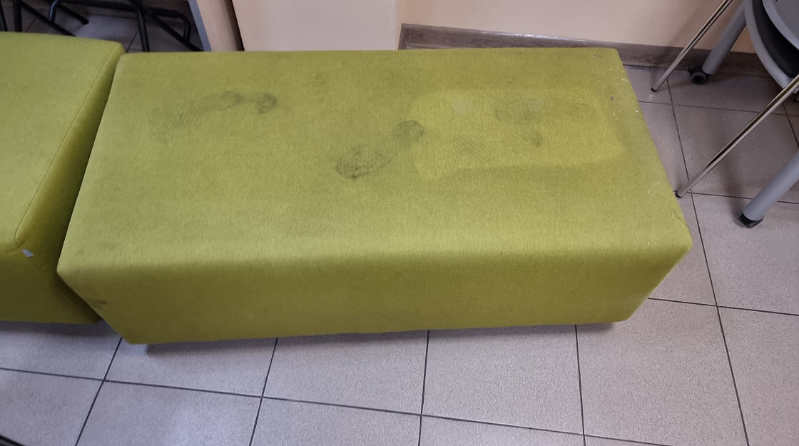 После химчистки