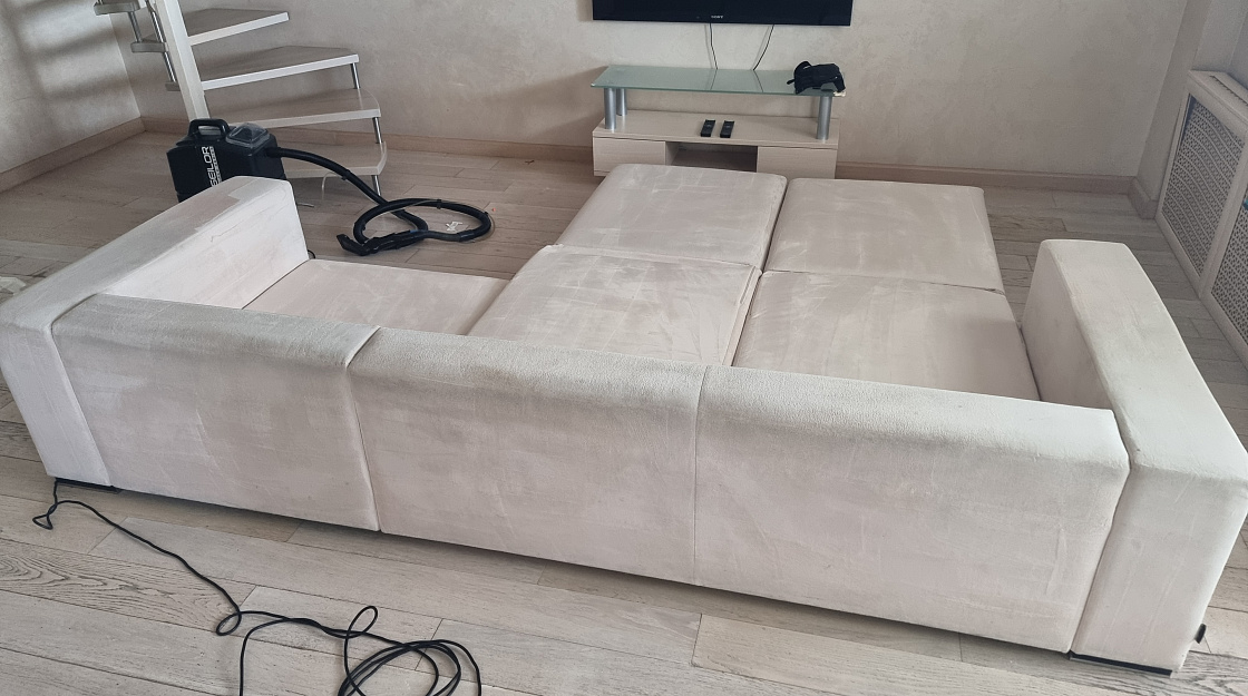 После химчистки